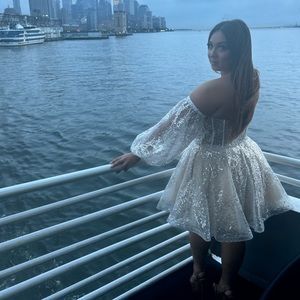 White short Sherri Hill Dress